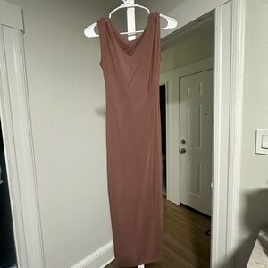 See You Monday Chocolate Maxi Dress